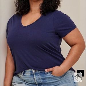 Girlfriend Signature V Neck Tee